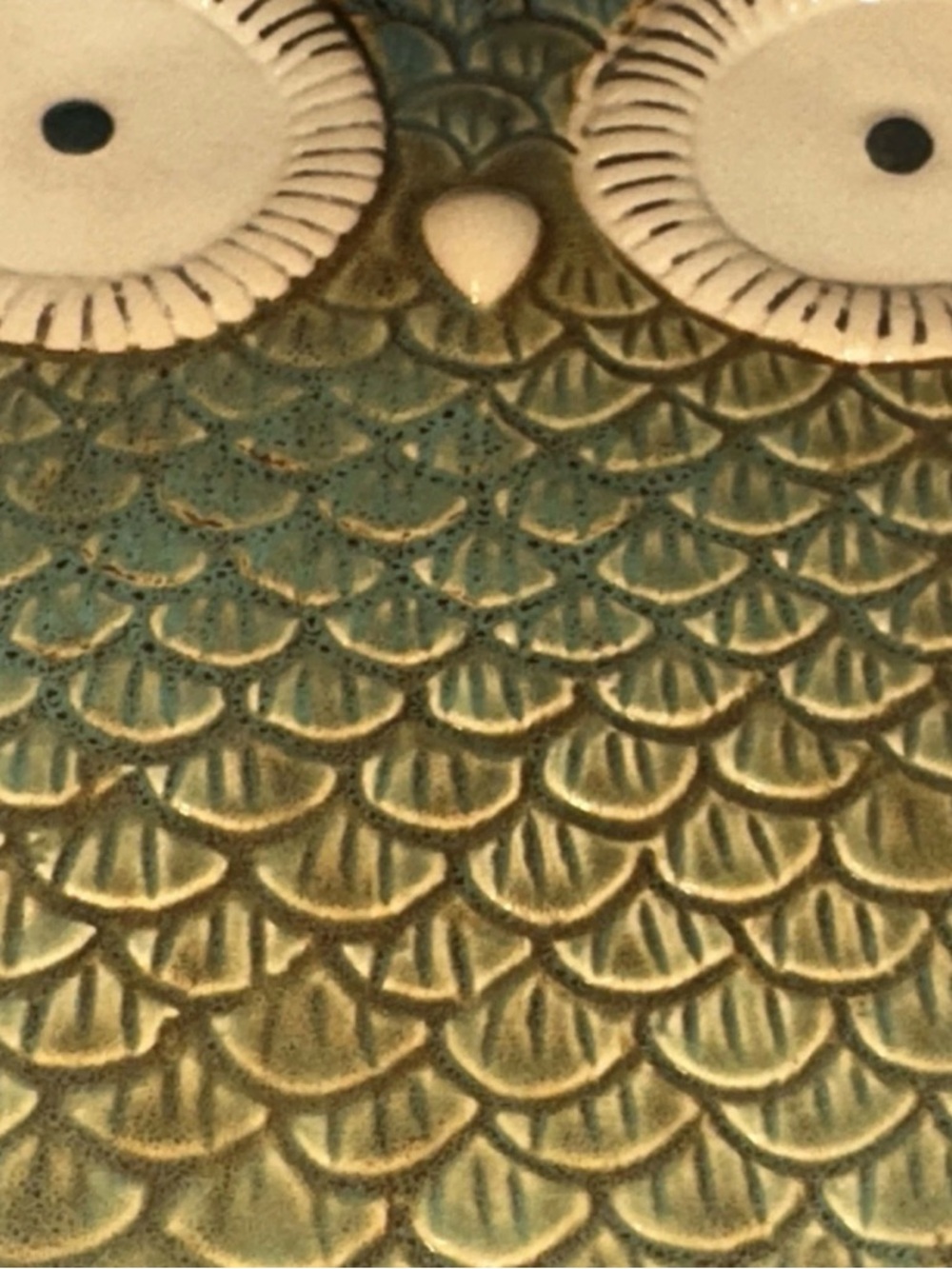 VTG Gibson Owl Boho Mid-century Vibes Plate Decorative Dish - Picture 4 of 5